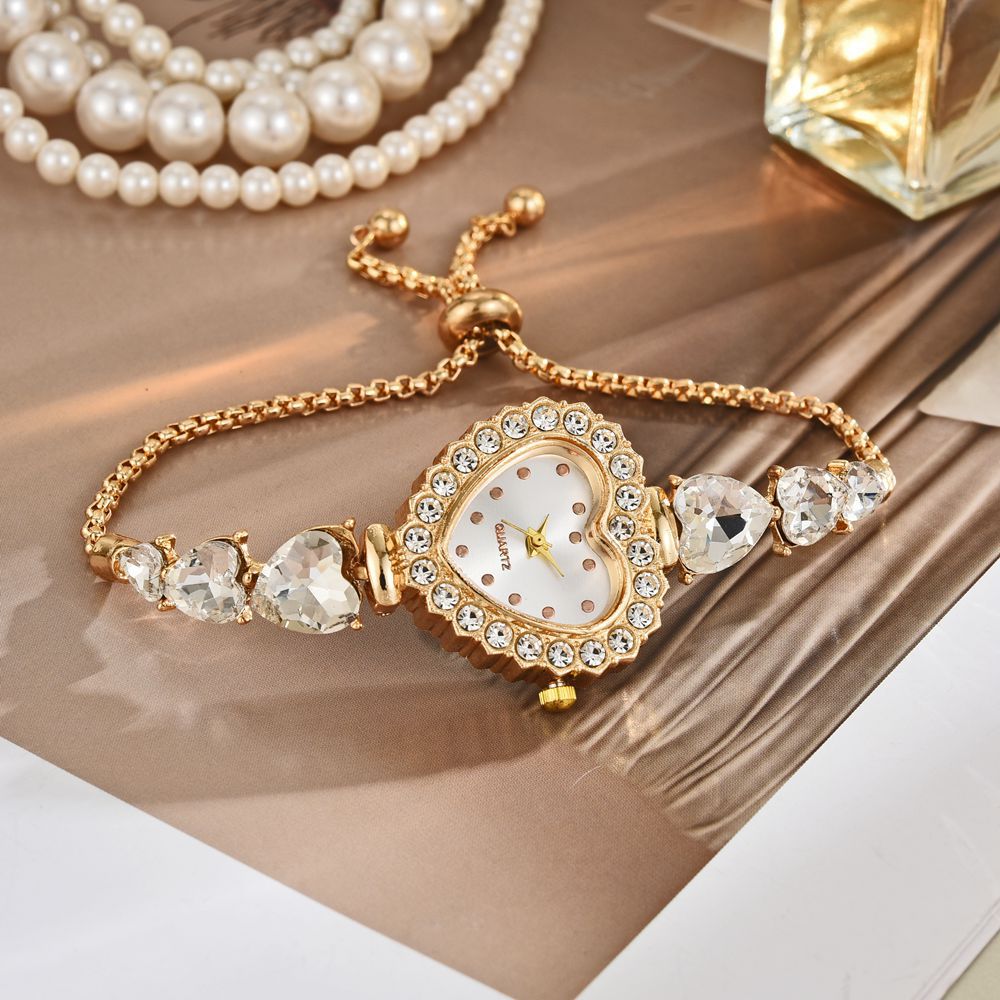 Exquisite Cute Heart Shape Quartz Watch