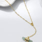 Gold-Plated Bar Pendant OT Chain Necklace - Eccentric You