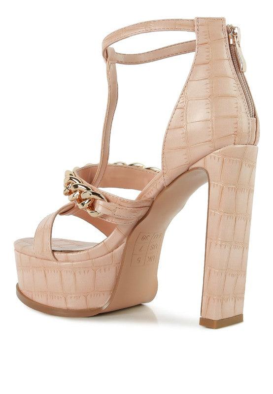 Chunky Ankle Zip Up Sandals - Eccentric You
