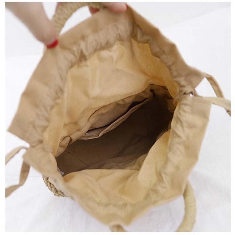 Drawstring Woven Bag - Eccentric You