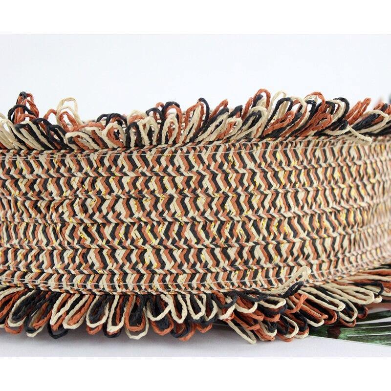 Round Fringed Straw Bag - Eccentric You