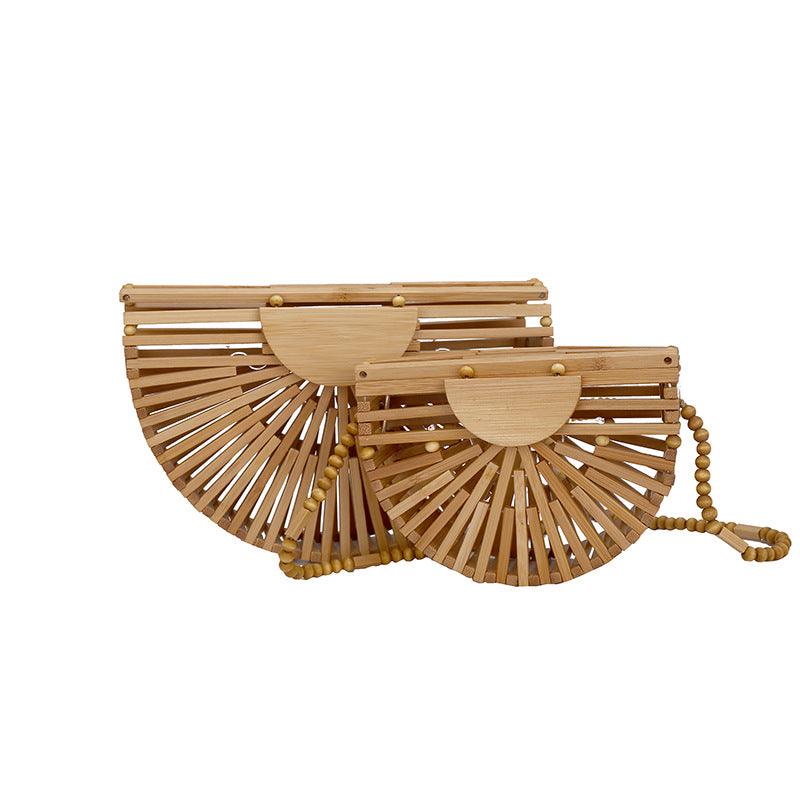 Half moon hot sale bamboo bag