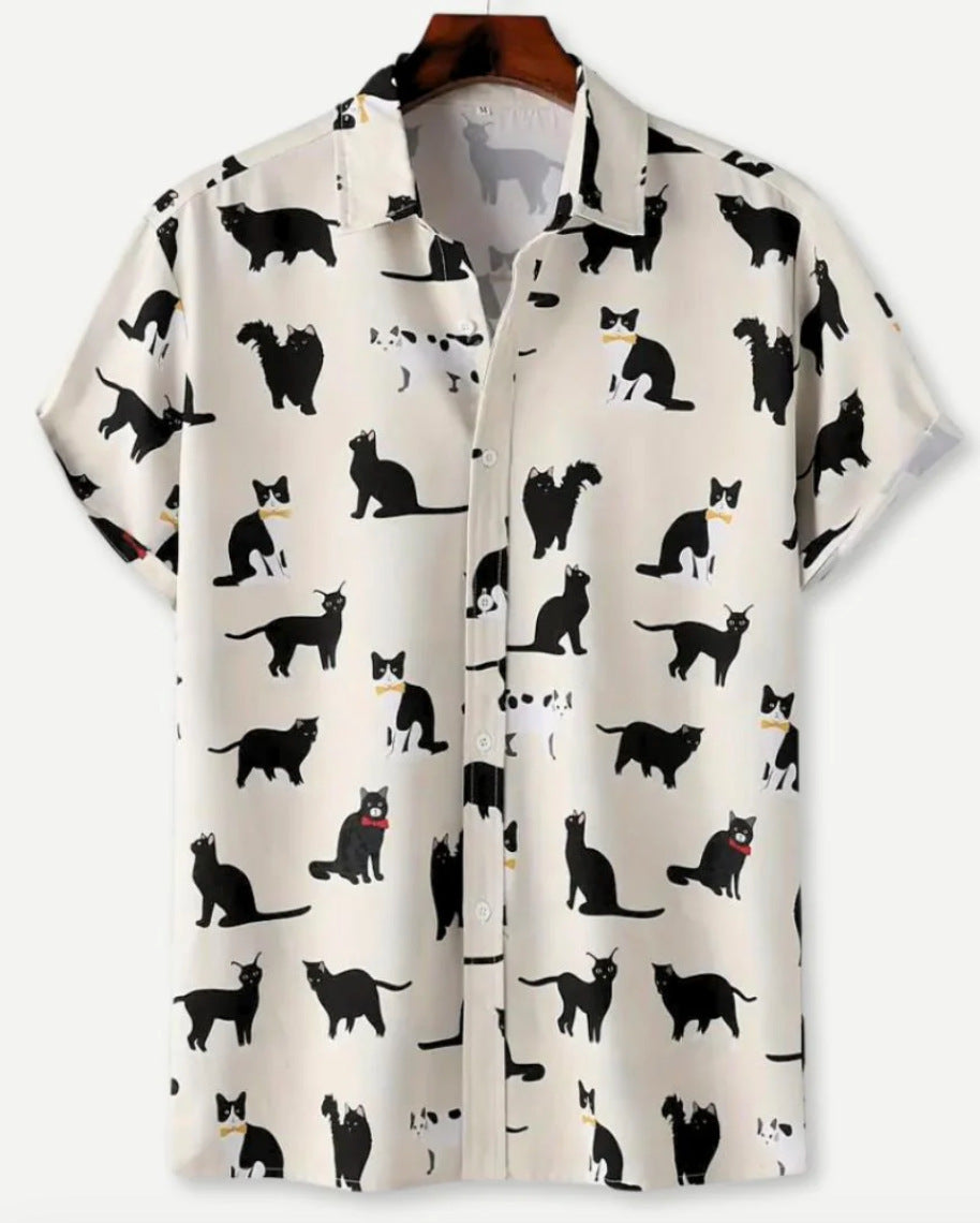 Hawaiian Printing Short Sleeve Shirt