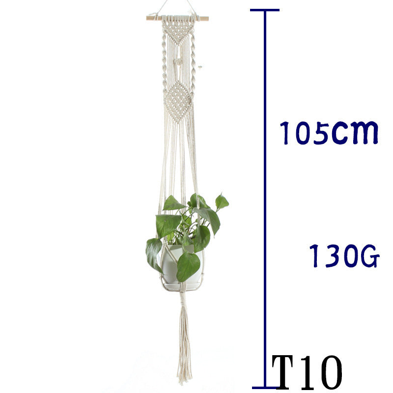 BohoNest – Macramé Cotton Plant Hanger