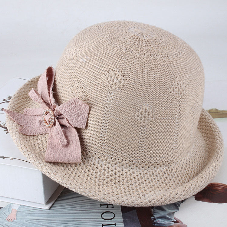 Flower Knitted Women's Hats