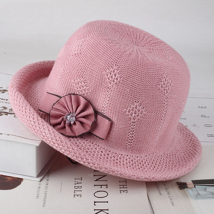 Flower Knitted Women's Hats