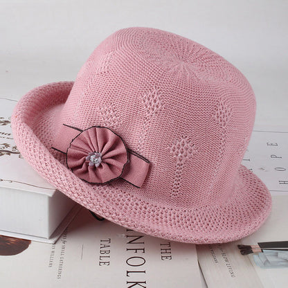 Flower Knitted Women's Hats