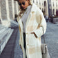 New Plaid Printed Womens Coat