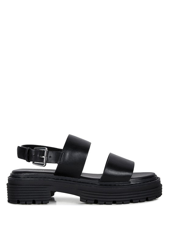 Chunky Platforms Buckle Sandals