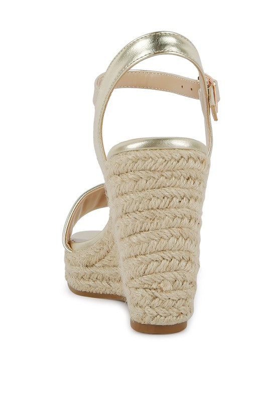 Ore Woven Wedge Sandals