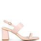 Elasticated Gussets Block Heel Sandals