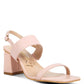 Elasticated Gussets Block Heel Sandals