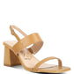 Elasticated Gussets Block Heel Sandals