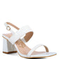 Elasticated Gussets Block Heel Sandals