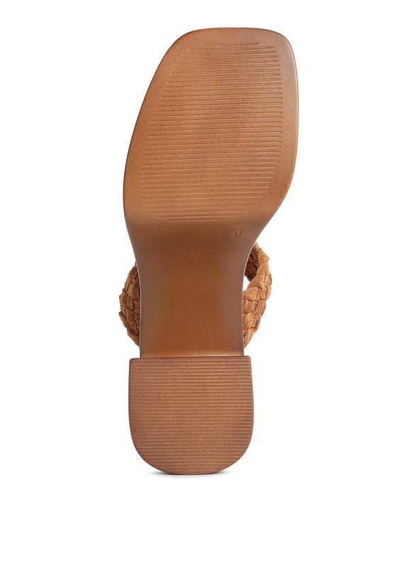 Meraki Braided Detail Chunky Sandals