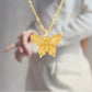 Golden Flutter Necklace