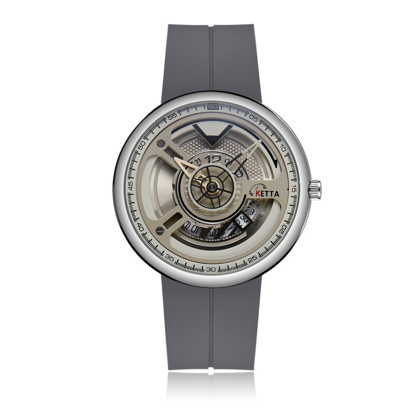 Etta Vision – Blue Silicone Mechanical Watch