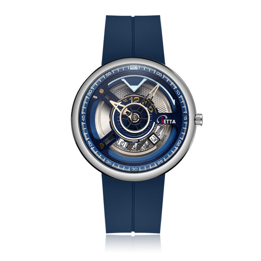Etta Vision – Blue Silicone Mechanical Watch