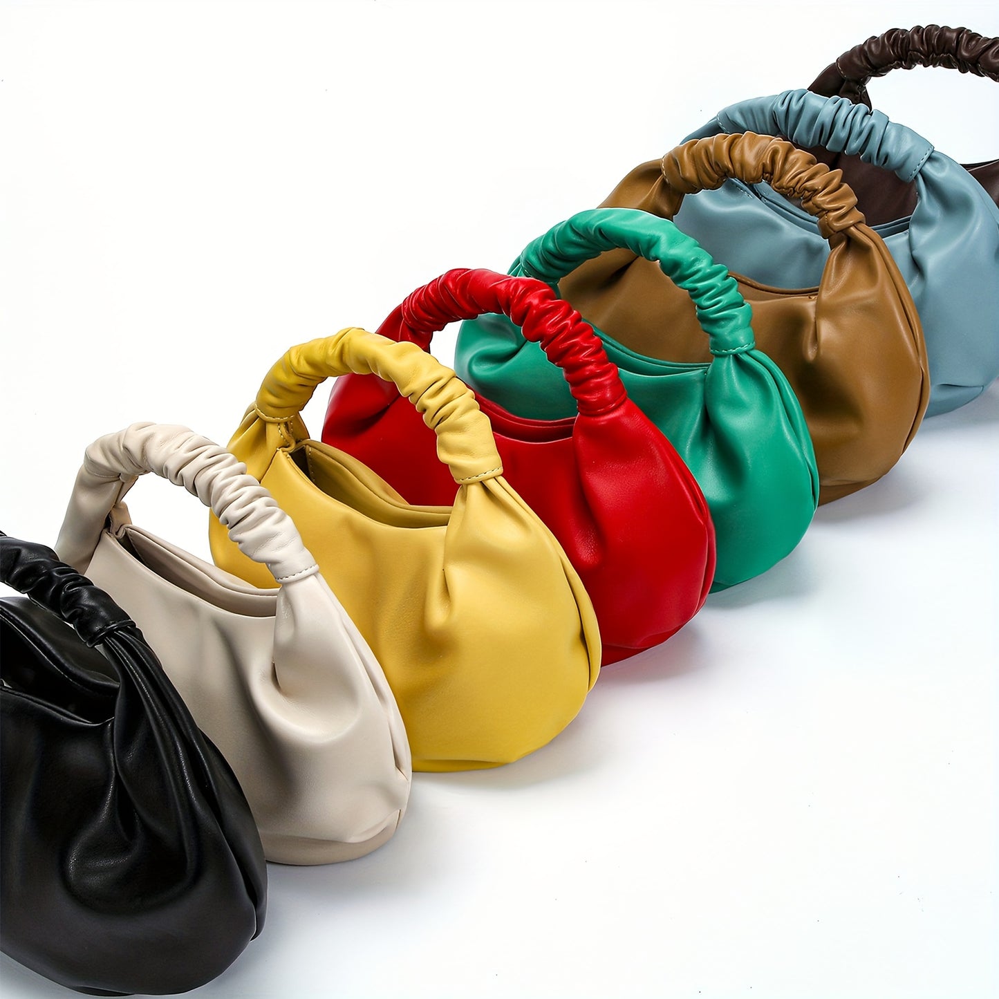 Cloud Ruched Hobo Bag For Women