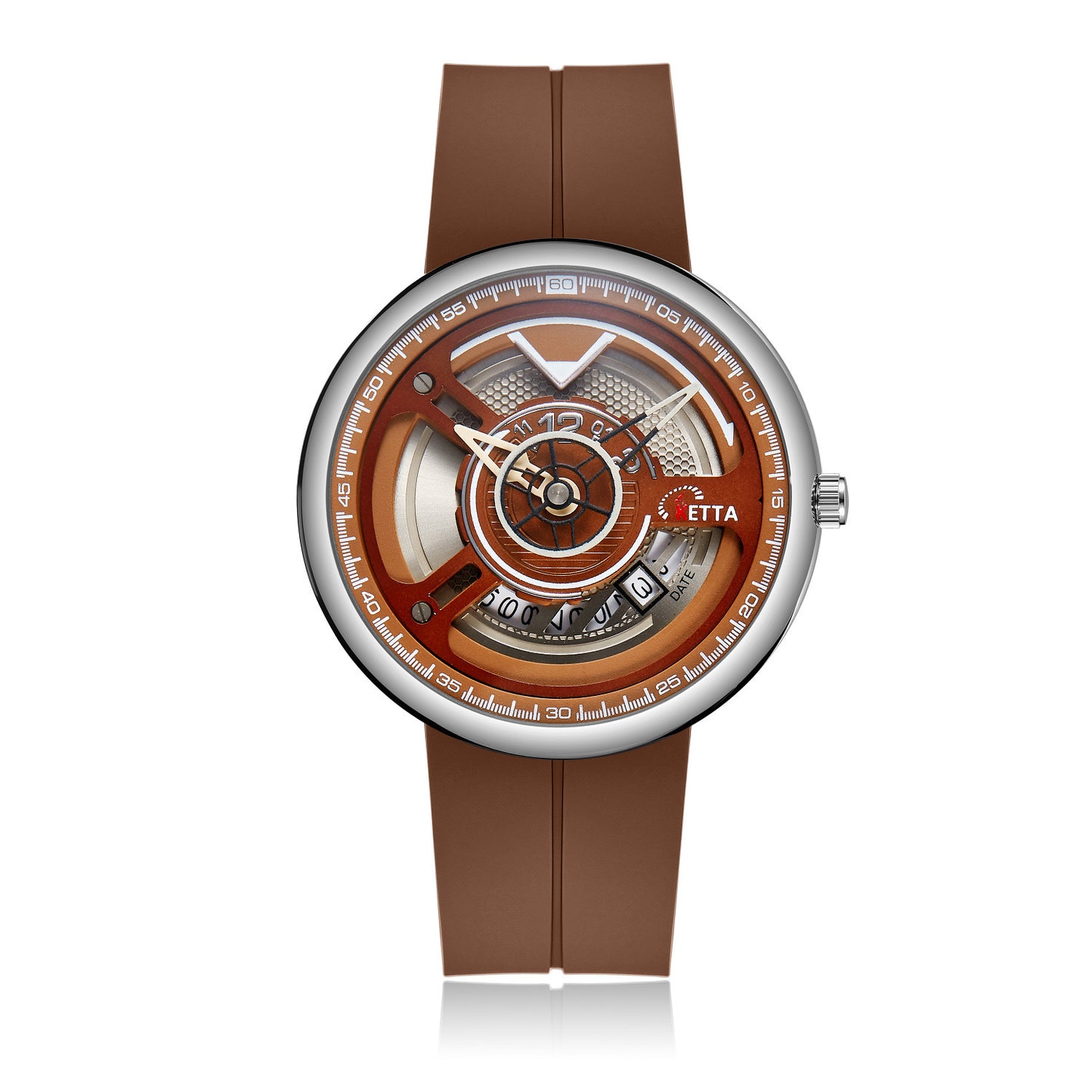 Etta Vision – Blue Silicone Mechanical Watch