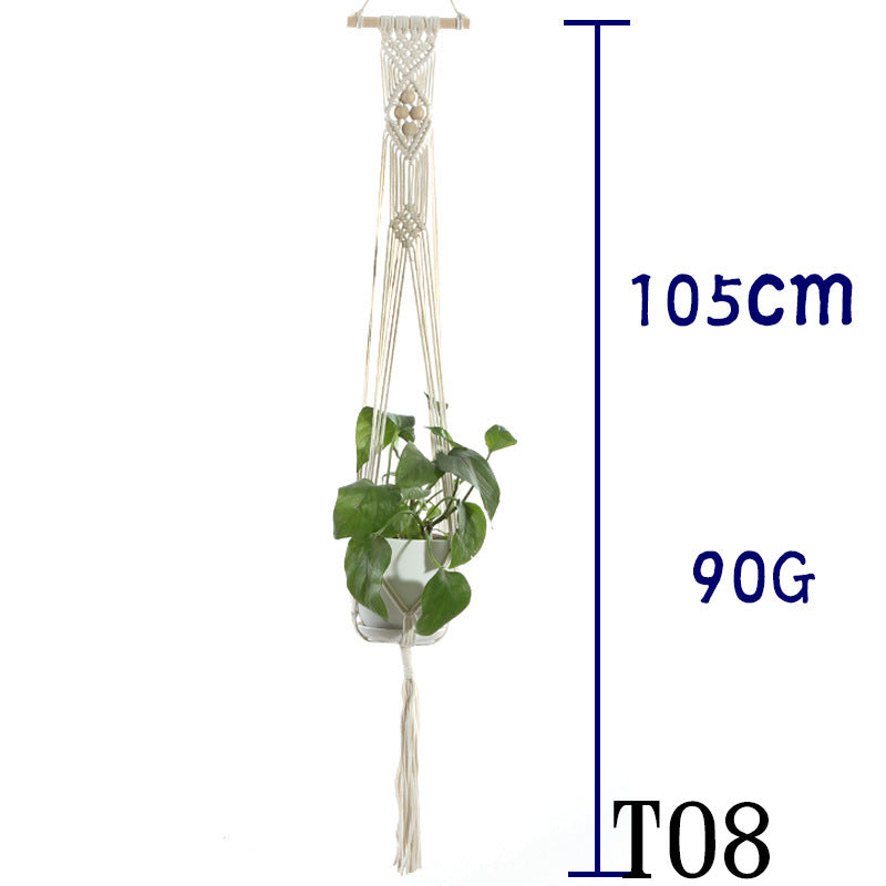 BohoNest – Macramé Cotton Plant Hanger