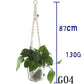 BohoNest – Macramé Cotton Plant Hanger