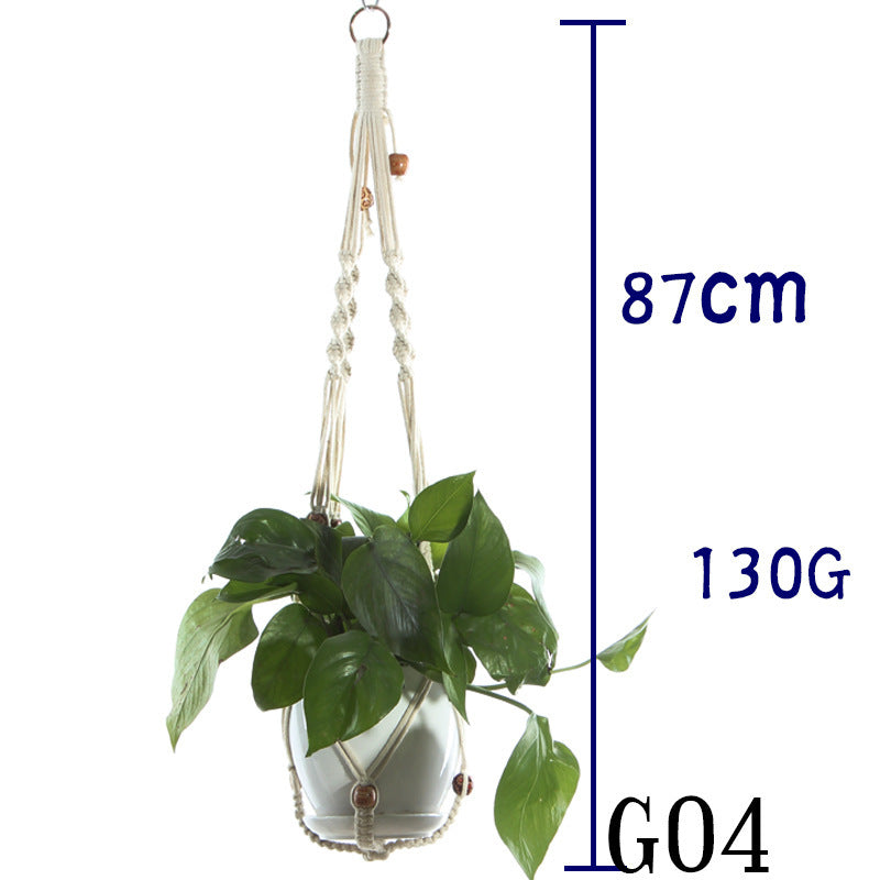 BohoNest – Macramé Cotton Plant Hanger