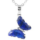 Enchanted Wings – Natural Stone Butterfly Pendant Necklace