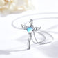 Skyheart Wings – Celestial Cross Pendant Necklace