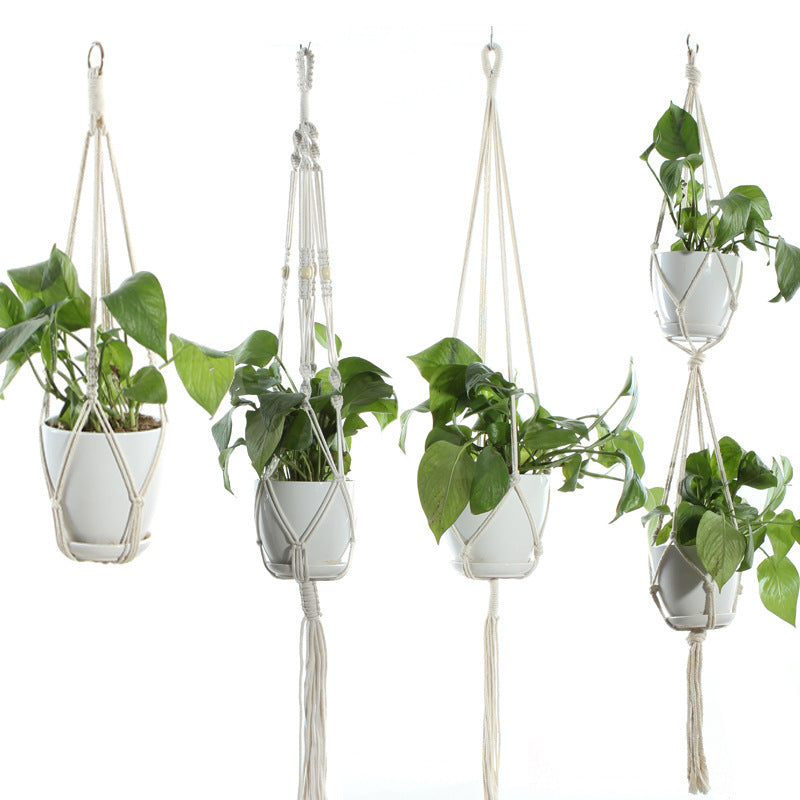 BohoNest – Macramé Cotton Plant Hanger