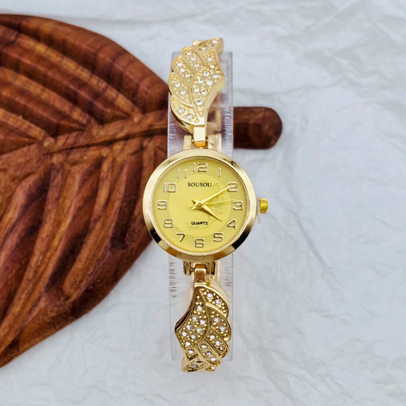 Golden Aura – Crystal Wing Women’s Watch