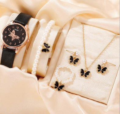 Blush Flutter – Butterfly Watch & Jewelry Set