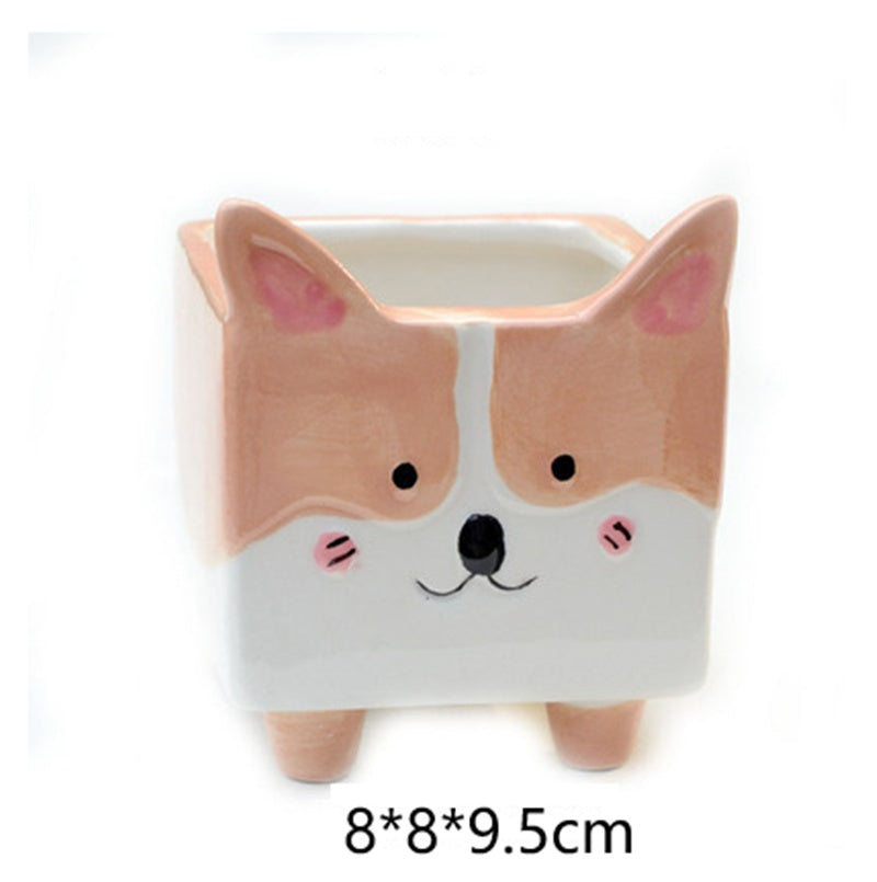 Play Gardening – Ceramic Animal Flower Pot