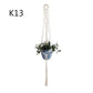 BohoNest – Macramé Cotton Plant Hanger
