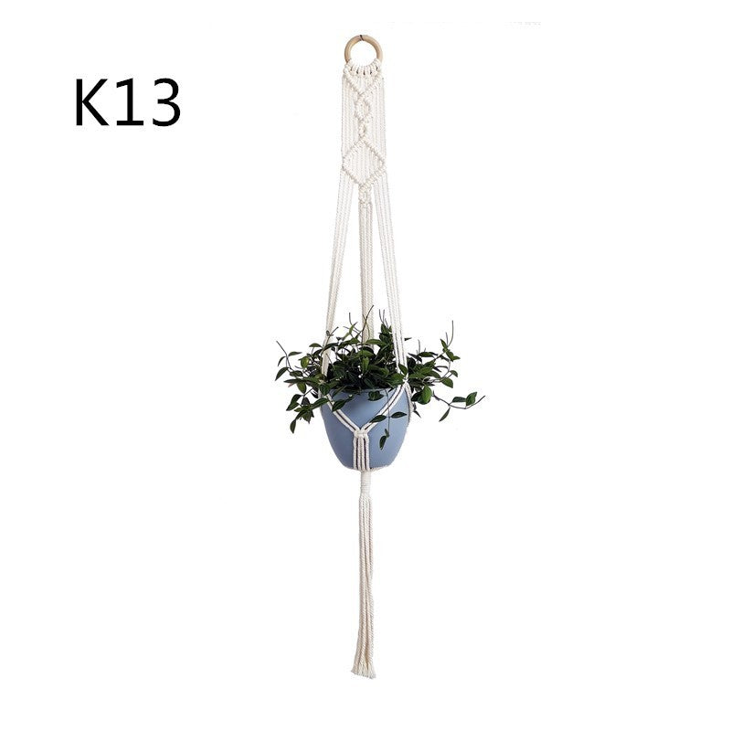 BohoNest – Macramé Cotton Plant Hanger