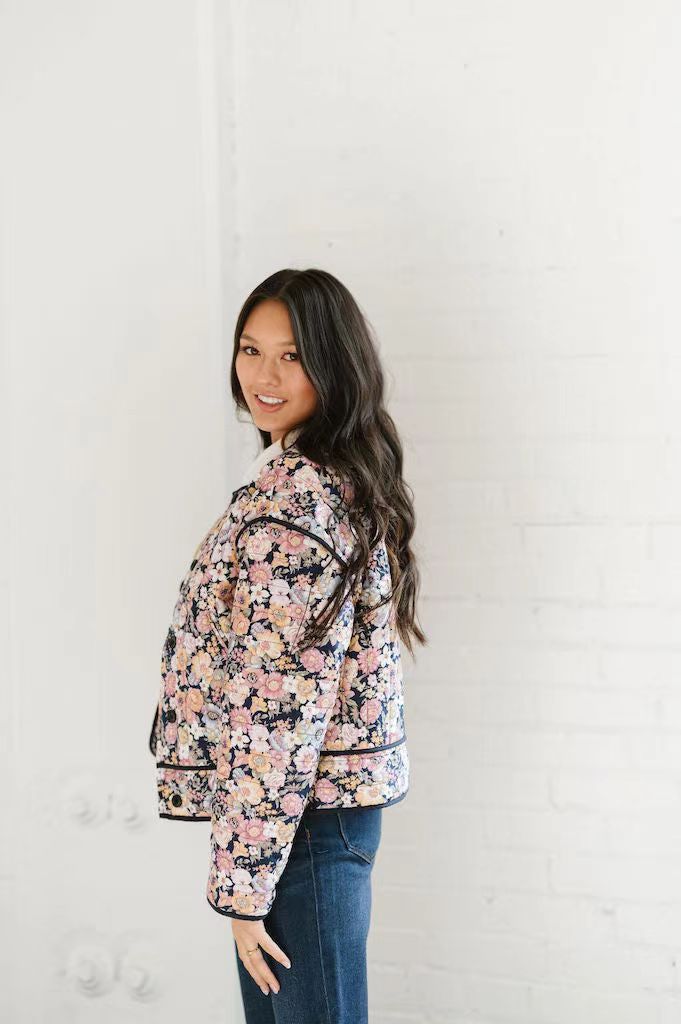 Women's Casual Printed Baggy Jacket