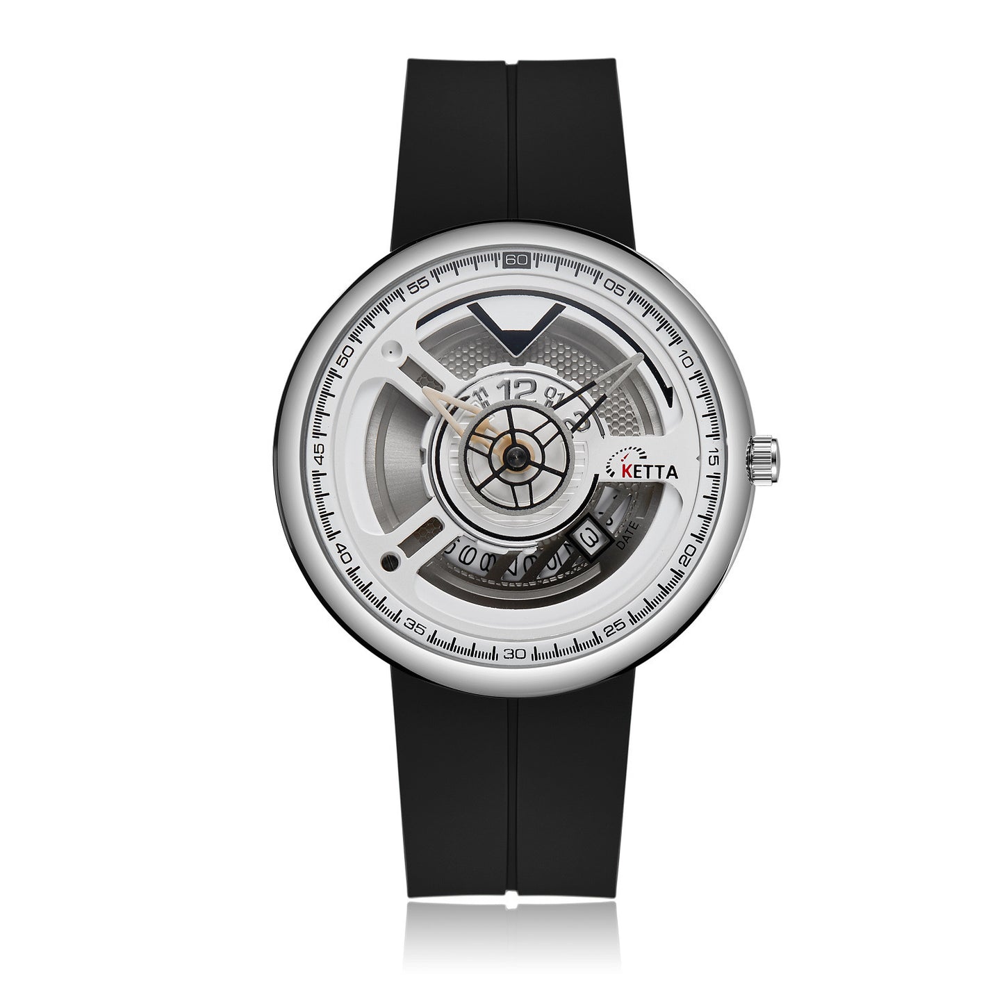 Etta Vision – Blue Silicone Mechanical Watch