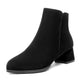 Zipper Chunky Heel Female Boots