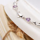Women Silver Crystal Dolphin Bracelets
