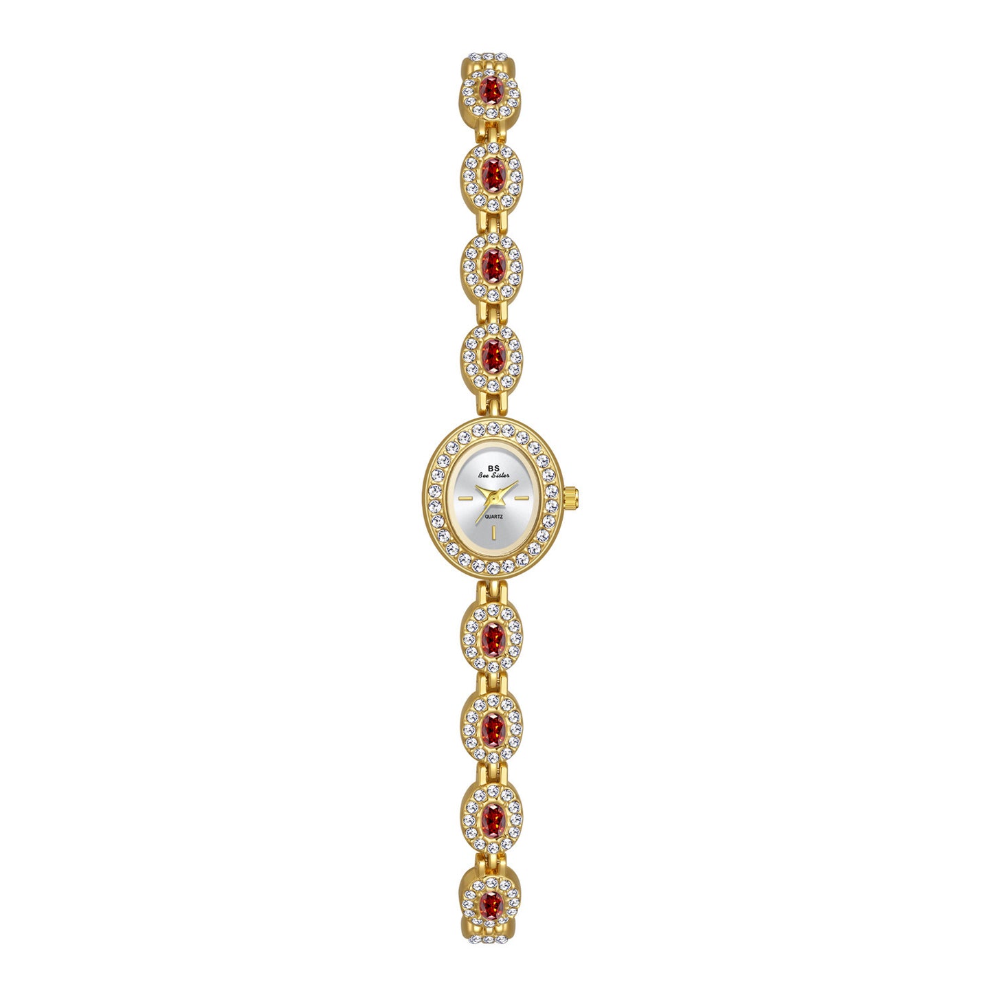 Fashion Colored Gems Luxury Watch
