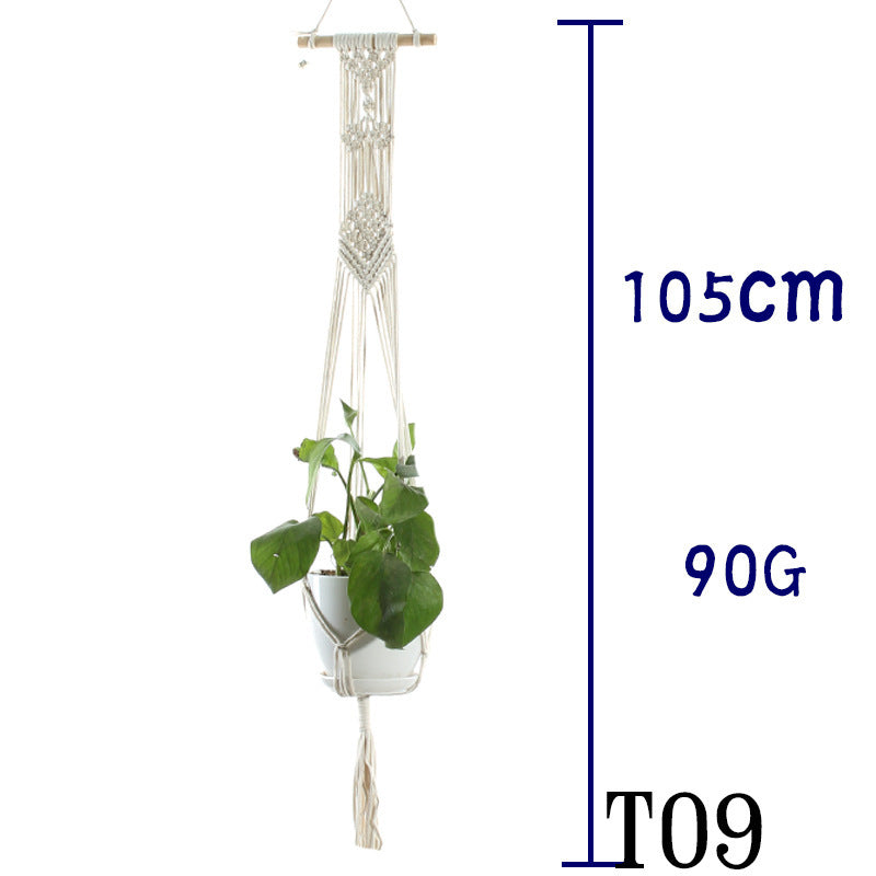 BohoNest – Macramé Cotton Plant Hanger