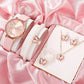 Blush Flutter – Butterfly Watch & Jewelry Set