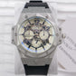 Men's Leather Strap Sports Quartz Watch