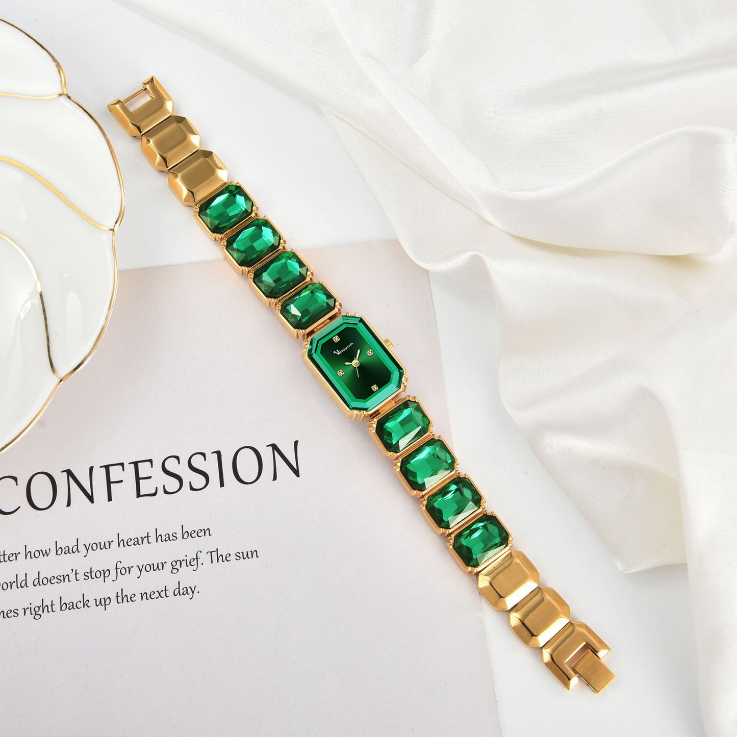 Square Dial Temperament Watch Women