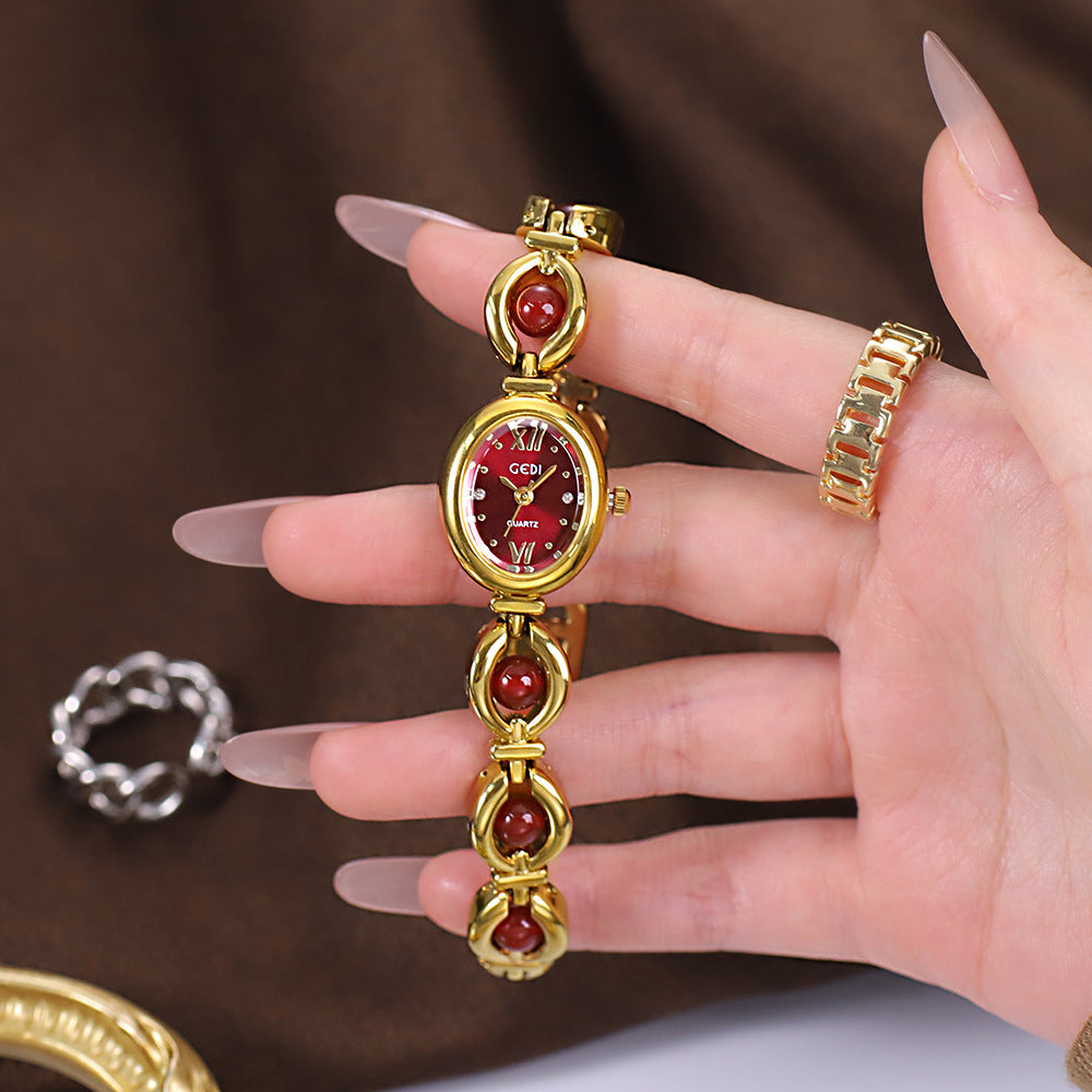 Gedi Emerald Pearl Watch