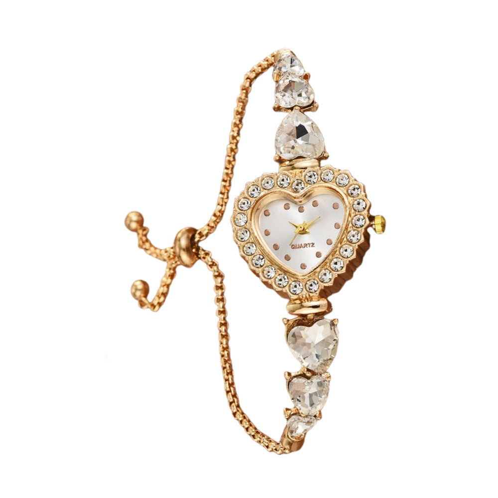 Exquisite Cute Heart Shape Quartz Watch