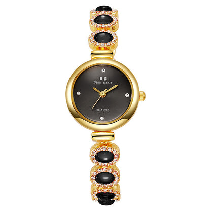 Women's Round Dial Diamond Advanced Watch