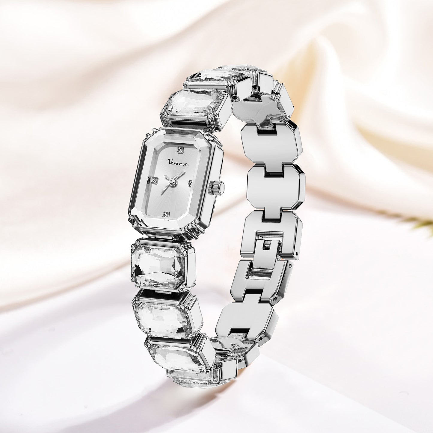 Square Dial Temperament Watch Women