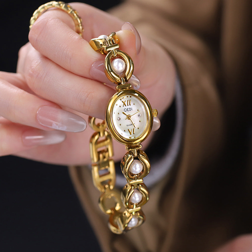 Gedi Emerald Pearl Watch