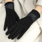 Women's Fleece-lined Warm Graceful Bow Gloves